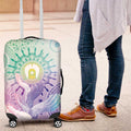 Aussie NAIDOC Week Luggage Cover Pastel Aboriginal Dot Art