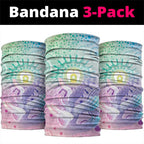 Aussie NAIDOC Week Neck Gaiter Pastel Aboriginal Dot Art