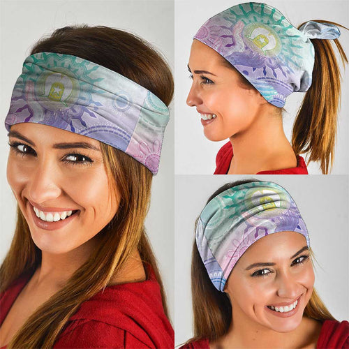 Aussie NAIDOC Week Neck Gaiter Pastel Aboriginal Dot Art