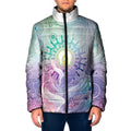 Aussie NAIDOC Week Padded Jacket Pastel Aboriginal Dot Art