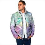 Aussie NAIDOC Week Padded Jacket Pastel Aboriginal Dot Art