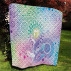 Aussie NAIDOC Week Quilt Pastel Aboriginal Dot Art