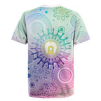 Aussie NAIDOC Week Rugby Jersey Pastel Aboriginal Dot Art