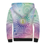 Aussie NAIDOC Week Sherpa Hoodie Pastel Aboriginal Dot Art