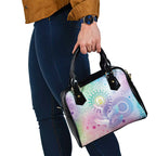 Aussie NAIDOC Week Shoulder Handbag Pastel Aboriginal Dot Art