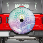 Aussie NAIDOC Week Spare Tire Cover Pastel Aboriginal Dot Art