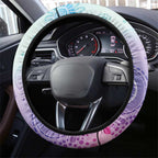Aussie NAIDOC Week Steering Wheel Cover Pastel Aboriginal Dot Art