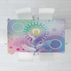Aussie NAIDOC Week Tablecloth Pastel Aboriginal Dot Art