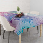 Aussie NAIDOC Week Tablecloth Pastel Aboriginal Dot Art
