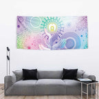 Aussie NAIDOC Week Tapestry Pastel Aboriginal Dot Art