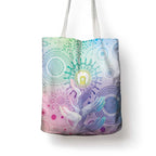 Aussie NAIDOC Week Tote Bag Pastel Aboriginal Dot Art
