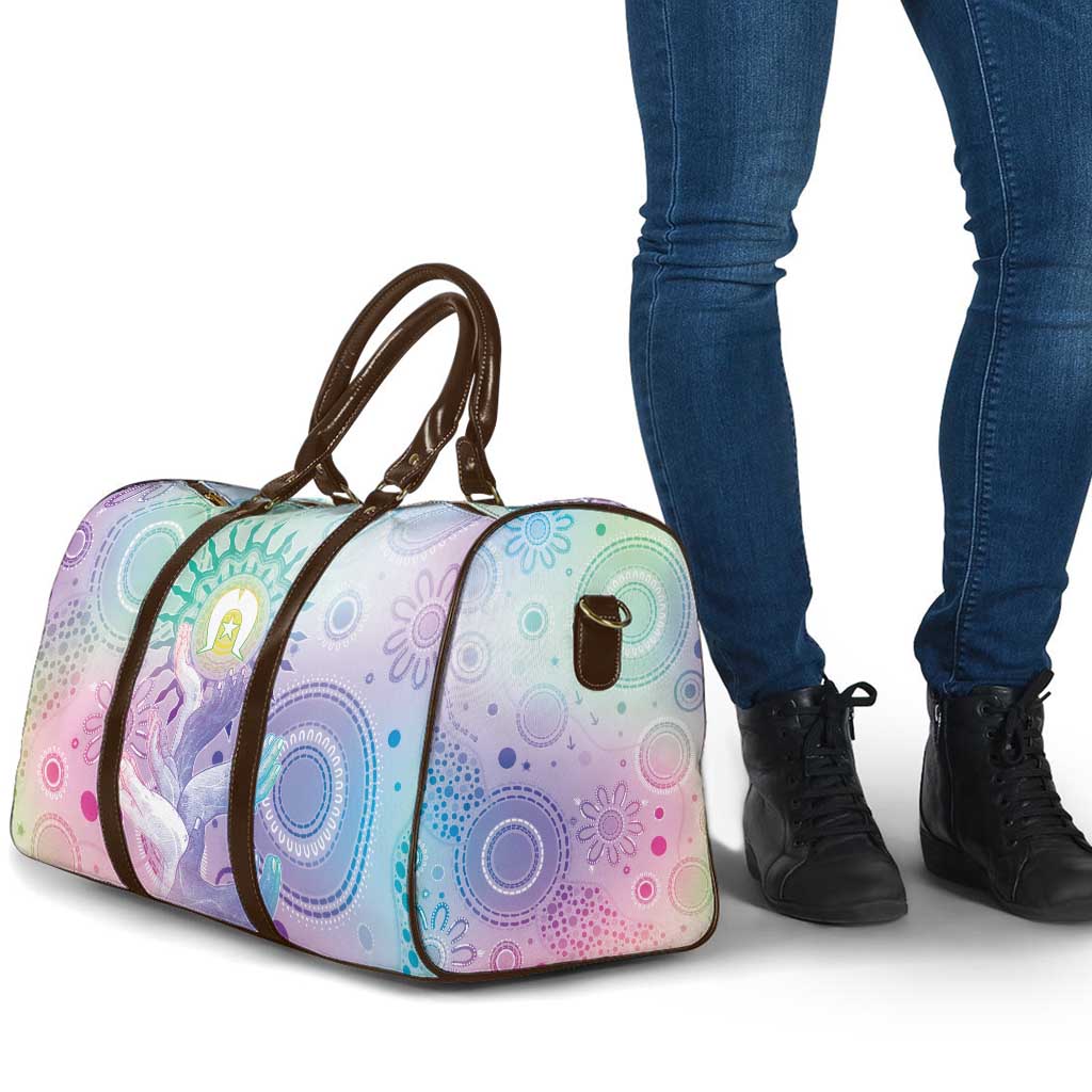 Aussie NAIDOC Week Travel Bag Pastel Aboriginal Dot Art
