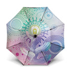 Aussie NAIDOC Week Umbrella Pastel Aboriginal Dot Art