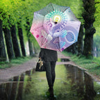 Aussie NAIDOC Week Umbrella Pastel Aboriginal Dot Art