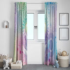Aussie NAIDOC Week Window Curtain Pastel Aboriginal Dot Art