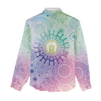 Aussie NAIDOC Week Women Casual Shirt Pastel Aboriginal Dot Art