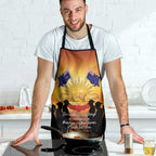 ANZAC Day Apron Remembrance Tribute Soldiers And Poppy Field