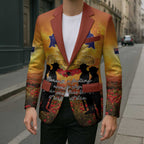 ANZAC Day Blazer Remembrance Tribute Soldiers And Poppy Field
