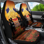 ANZAC Day Car Seat Cover Remembrance Tribute Soldiers And Poppy Field
