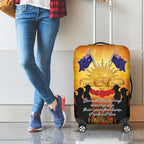 ANZAC Day Luggage Cover Remembrance Tribute Soldiers And Poppy Field