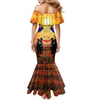 ANZAC Day Mermaid Dress Remembrance Tribute Soldiers And Poppy Field