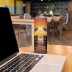 ANZAC Day Skinny Tumbler Remembrance Tribute Soldiers And Poppy Field