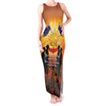 ANZAC Day Tank Maxi Dress Remembrance Tribute Soldiers And Poppy Field