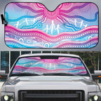 NAIDOC Week 50 Years Deadly Auto Sun Shade Aboriginal Dreamtime
