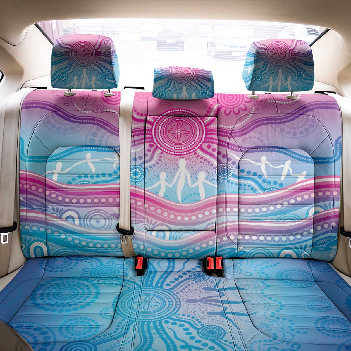 NAIDOC Week 50 Years Deadly Back Car Seat Cover Aboriginal Dreamtime