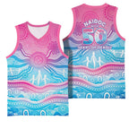 NAIDOC Week 50 Years Deadly Basketball Jersey Aboriginal Dreamtime