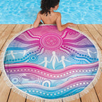 NAIDOC Week 50 Years Deadly Beach Blanket Aboriginal Dreamtime