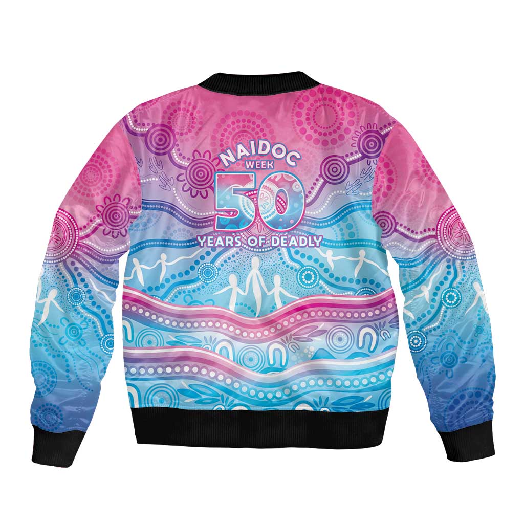 NAIDOC Week 50 Years Deadly Bomber Jacket Aboriginal Dreamtime