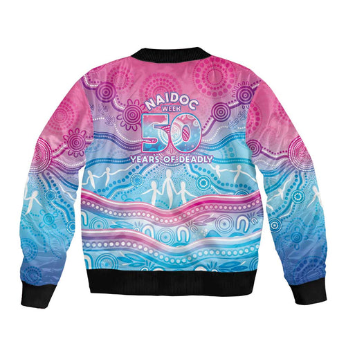 NAIDOC Week 50 Years Deadly Bomber Jacket Aboriginal Dreamtime
