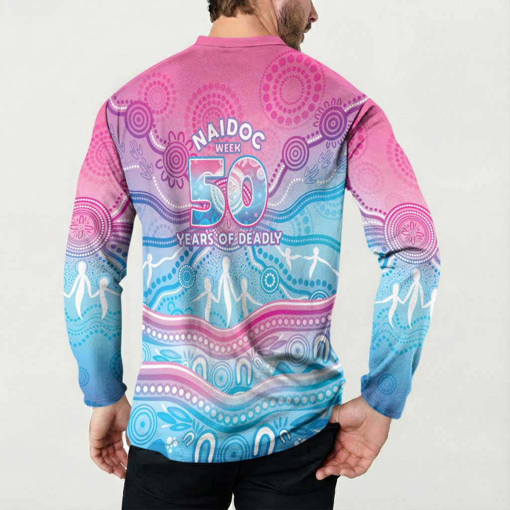 NAIDOC Week 50 Years Deadly Button Sweatshirt Aboriginal Dreamtime