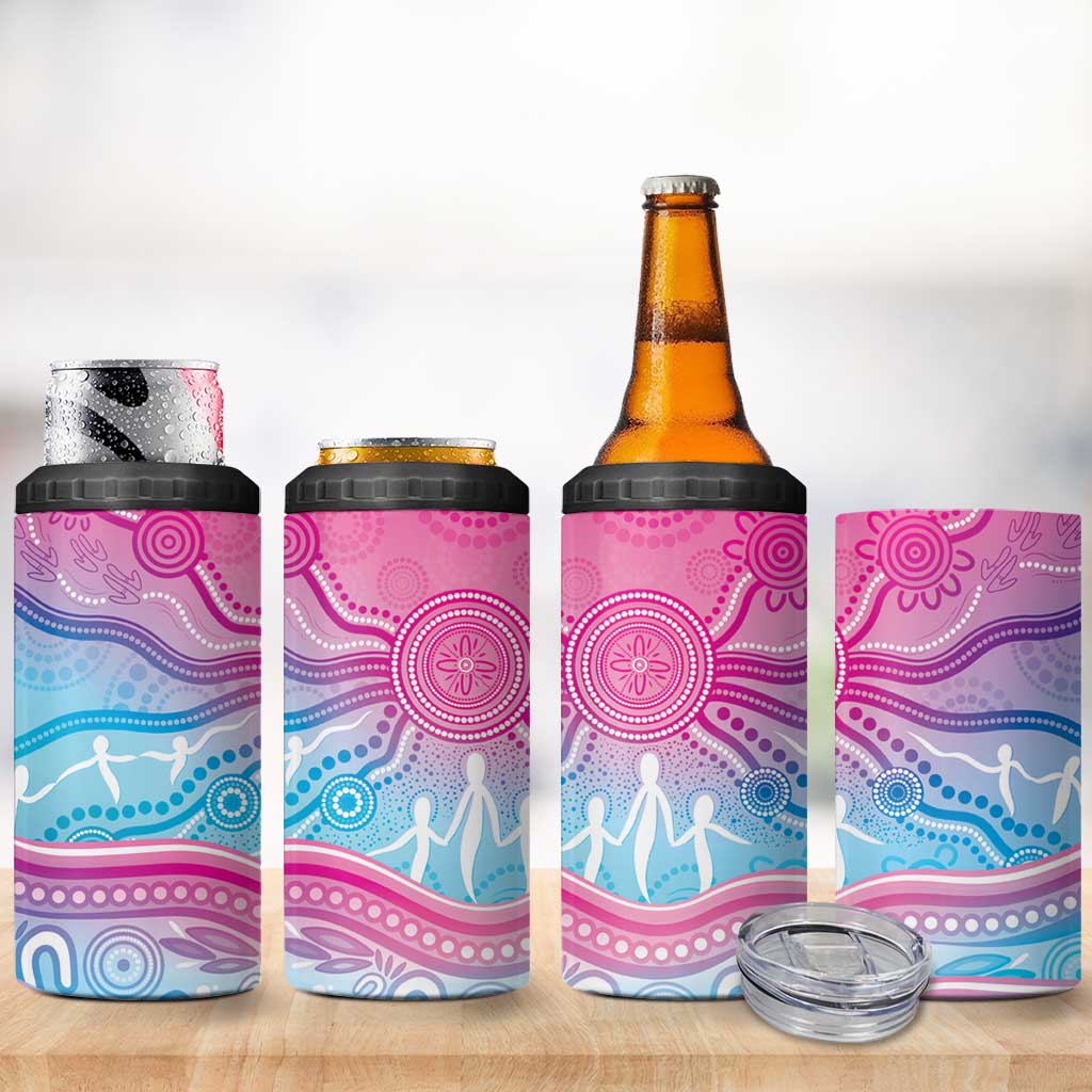 NAIDOC Week 50 Years Deadly 4 in 1 Can Cooler Tumbler Aboriginal Dreamtime