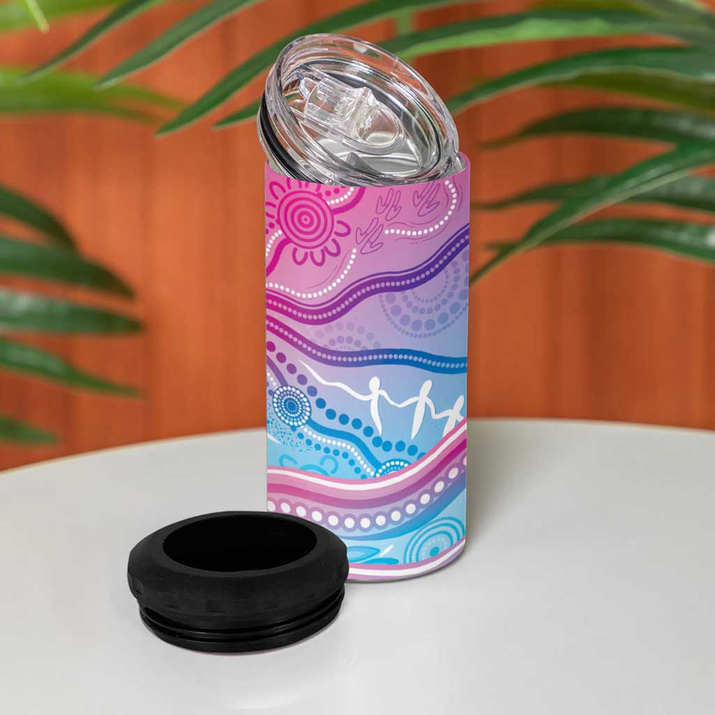 NAIDOC Week 50 Years Deadly 4 in 1 Can Cooler Tumbler Aboriginal Dreamtime