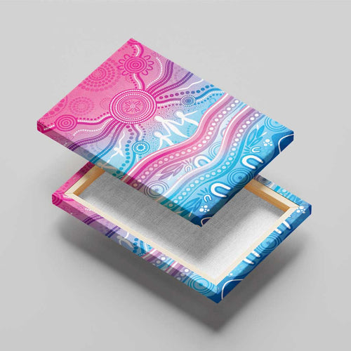 NAIDOC Week 50 Years Deadly Canvas Wall Art Aboriginal Dreamtime