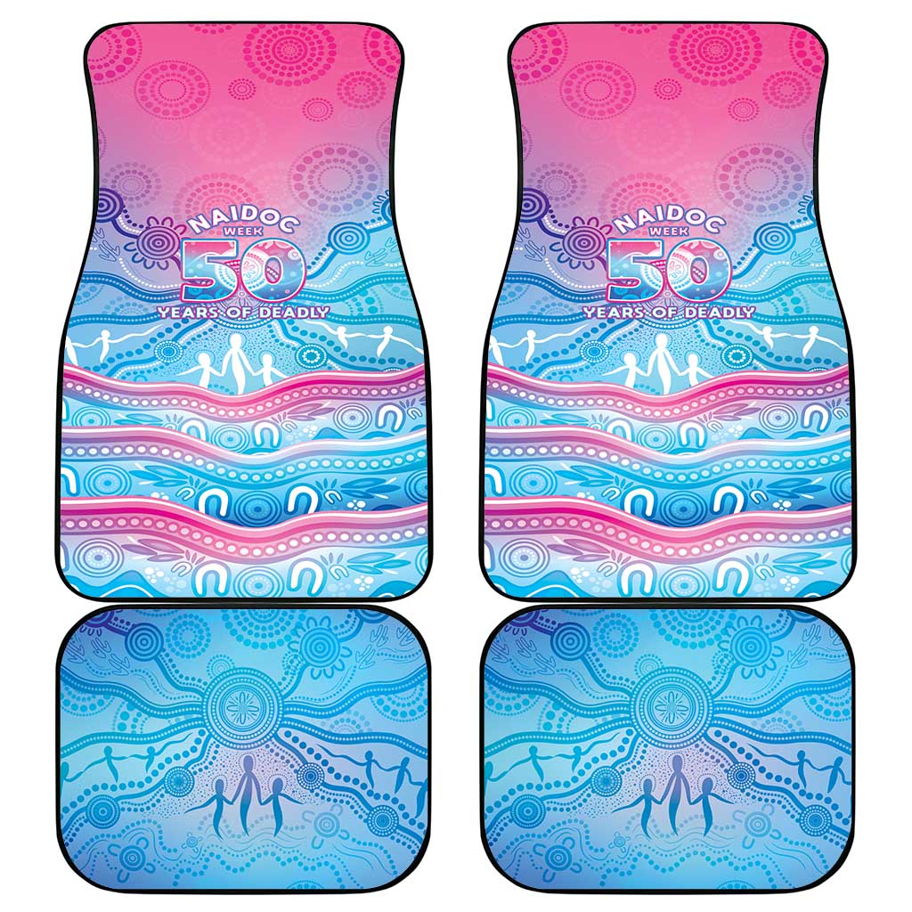 NAIDOC Week 50 Years Deadly Car Mats Aboriginal Dreamtime