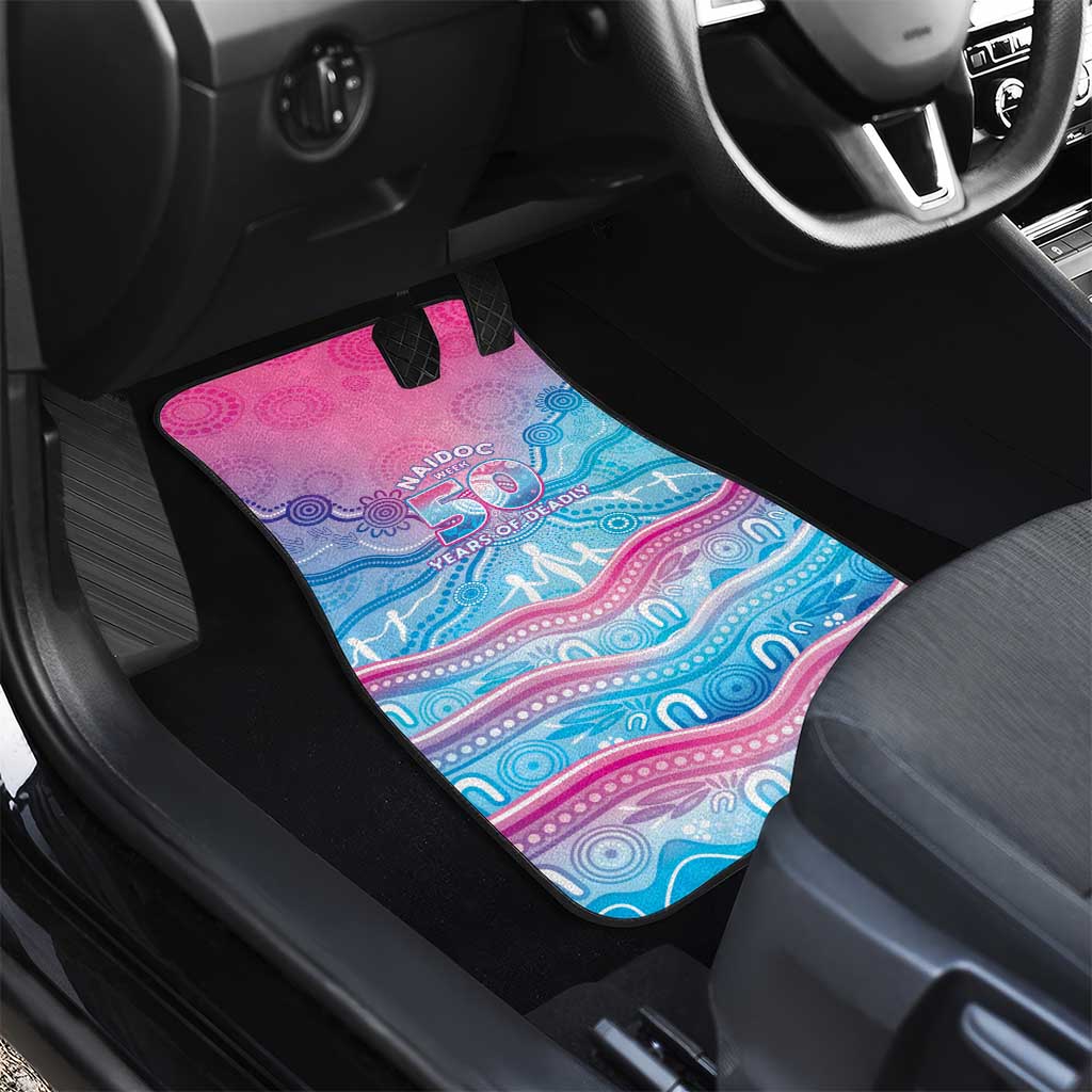 NAIDOC Week 50 Years Deadly Car Mats Aboriginal Dreamtime