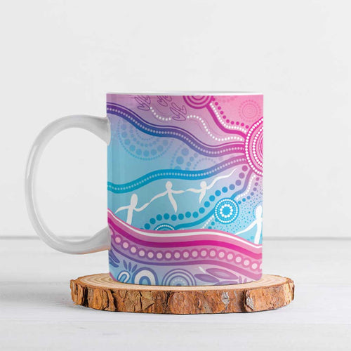NAIDOC Week 50 Years Deadly Ceramic Mug Aboriginal Dreamtime