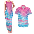 NAIDOC Week 50 Years Deadly Couples Matching Tank Maxi Dress and Hawaiian Shirt Aboriginal Dreamtime