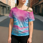 NAIDOC Week 50 Years Deadly Cross Shoulder Shirt Aboriginal Dreamtime