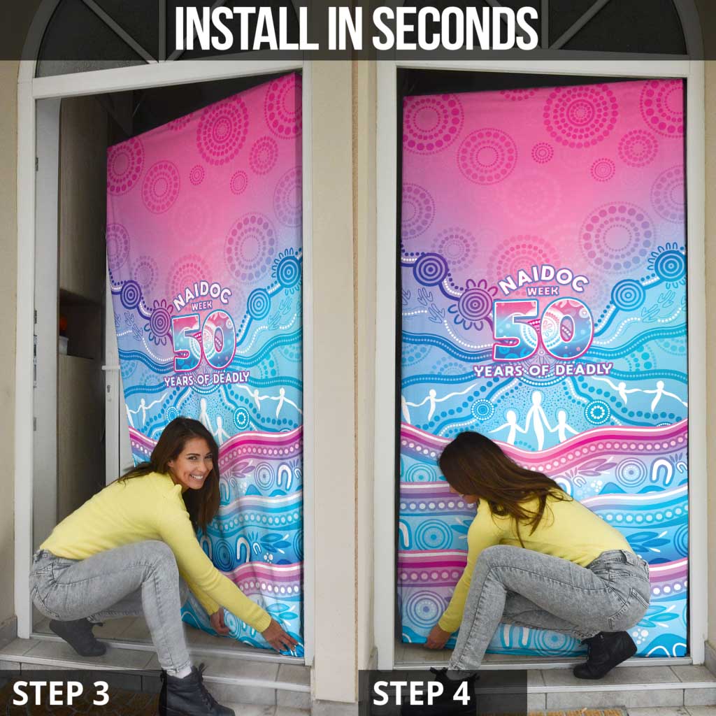 NAIDOC Week 50 Years Deadly Door Cover Aboriginal Dreamtime