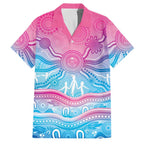 NAIDOC Week 50 Years Deadly Family Matching Short Sleeve Bodycon Dress and Hawaiian Shirt Aboriginal Dreamtime