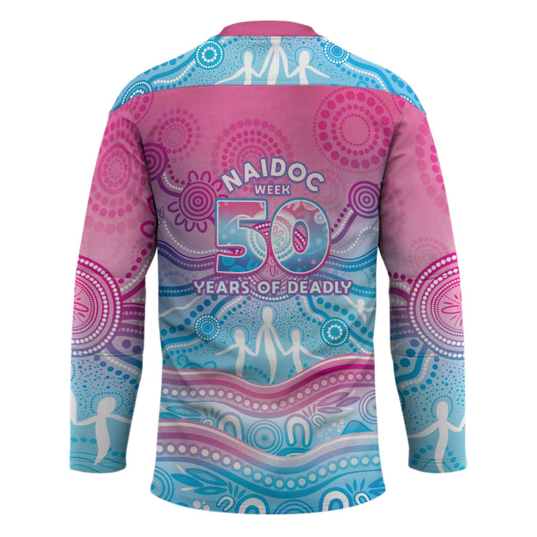 NAIDOC Week 50 Years Deadly Hockey Jersey Aboriginal Dreamtime