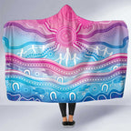 NAIDOC Week 50 Years Deadly Hooded Blanket Aboriginal Dreamtime