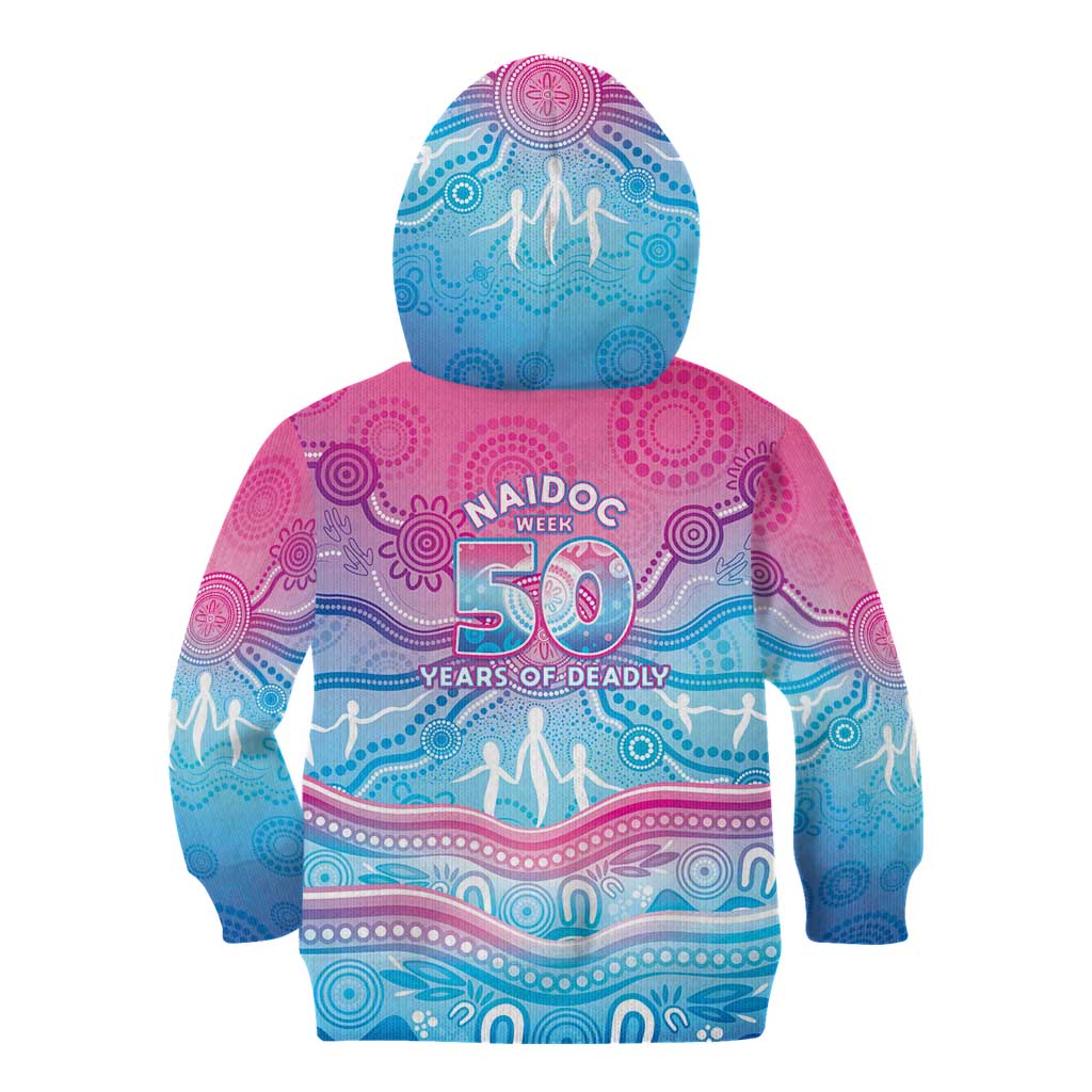 NAIDOC Week 50 Years Deadly Kid Hoodie Aboriginal Dreamtime