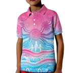 NAIDOC Week 50 Years Deadly Kid Polo Shirt Aboriginal Dreamtime