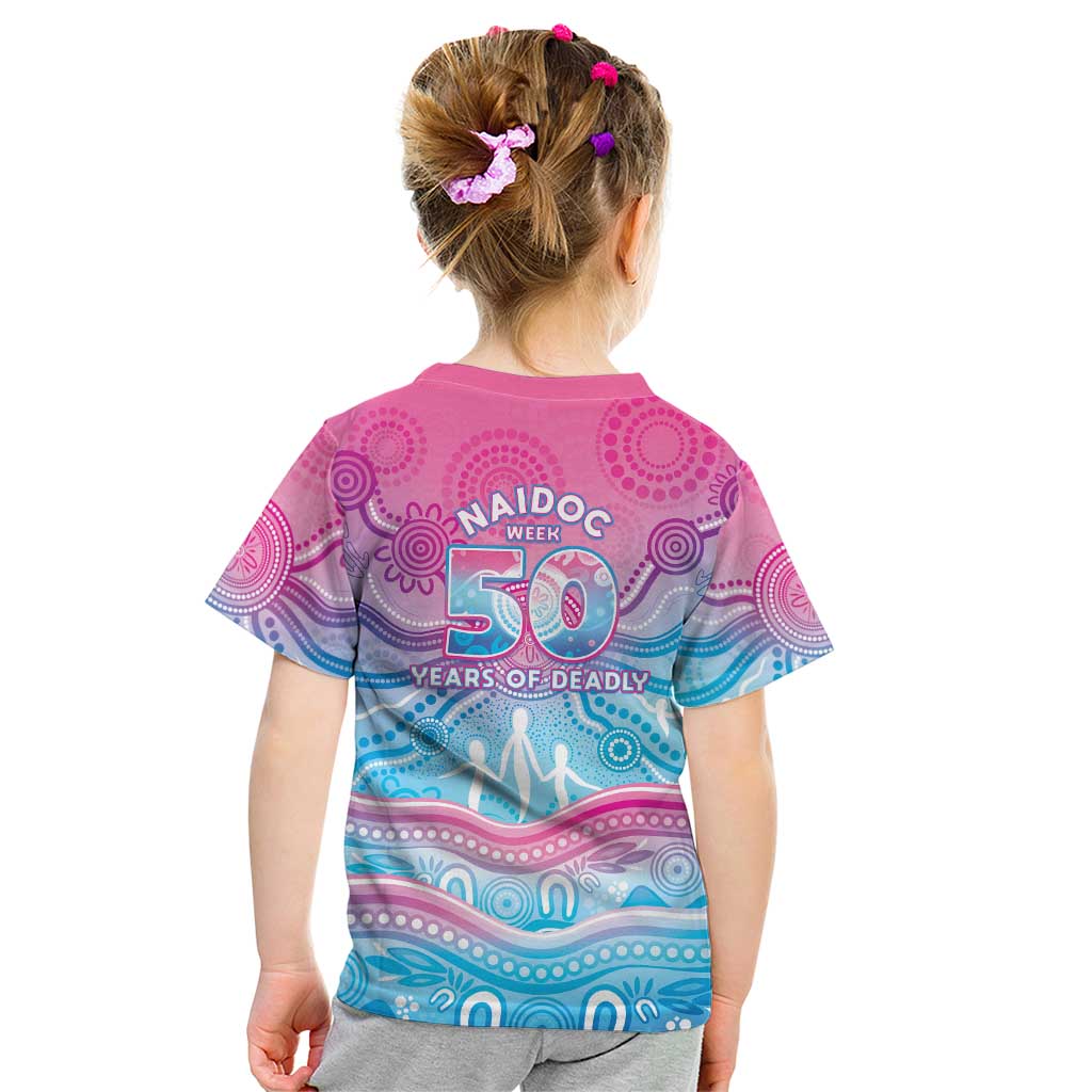 NAIDOC Week 50 Years Deadly Kid T Shirt Aboriginal Dreamtime