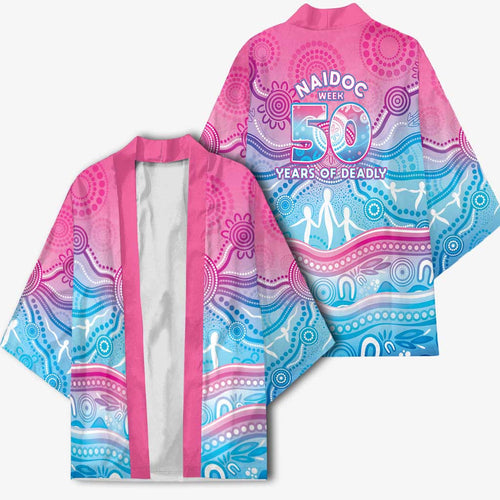 NAIDOC Week 50 Years Deadly Kimono Aboriginal Dreamtime